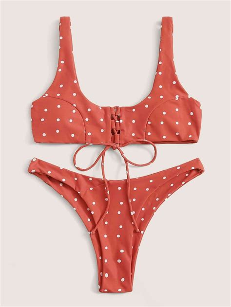 Pin On MBF Polka Dot Print Bikini S