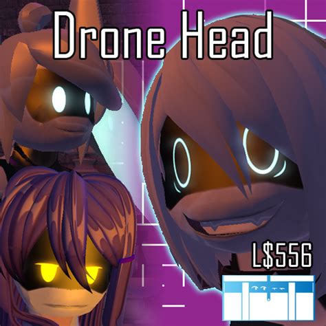 Second Life Marketplace Drone Head