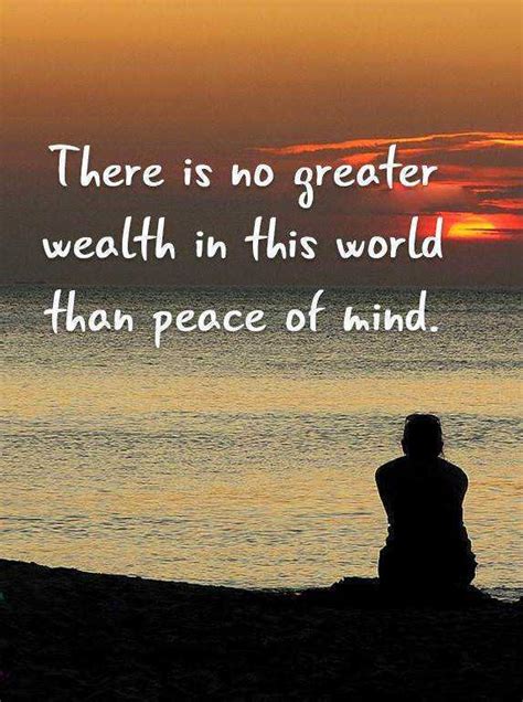 Money is an important commodity in our lives. Inspirational life Quotes Keep Your Minds Peace No Greater ...