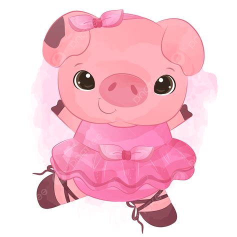 Piglet Vector Design Images Adorable Dancing Piglet Clip Art Piglet