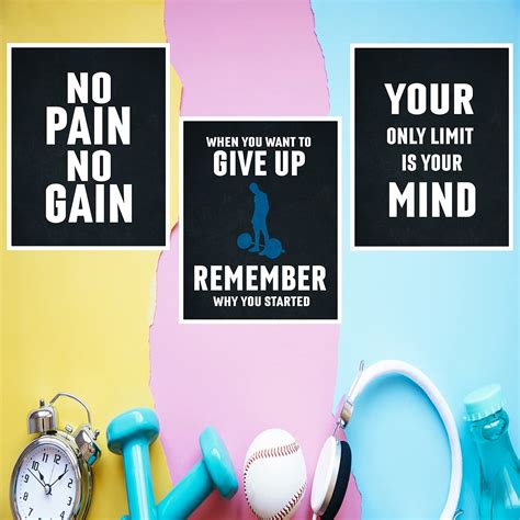 Gym Posters For Home Gym Decor Motivational Posters For Gym Workout