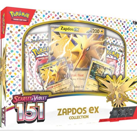 Preorder Pokémon Tcg Scarlet And Violet 151 Zapdos Ex Collection Box