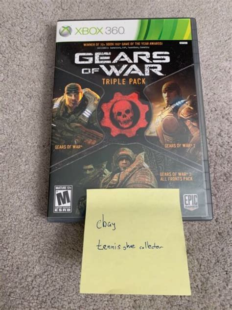 Gears Of War Triple Pack Microsoft Xbox 360 2011 Code Redeemed Ebay