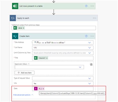 Solved O365 Excel To Sharepoint List Power Automate Power Platform Community