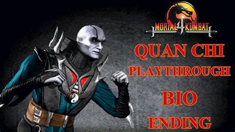Mortal Kombat 4 Quan Chi Playthrough Bio And Ending Youtube