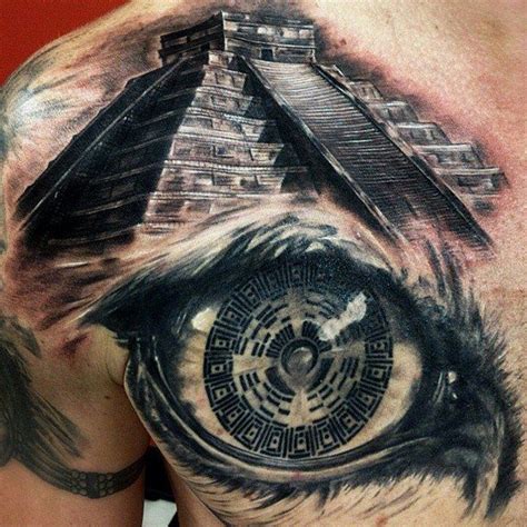 tatuajes mayas descubre nuestra selección de los mejores tatuajes schulter tattoo pyramide