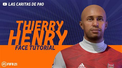 thierry henry face fifa 21 lookalike pro clubs clubes pro youtube