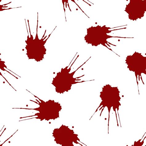 Realistic Blood Splatters Stock Vector Image By ©ansim 123513304