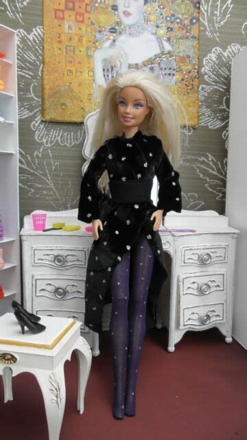 Barbie Doll Pantyhose Dark Blue With Glitter Dots Eurus Od Ebay
