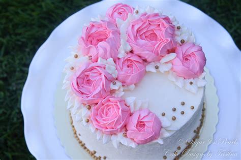 Pink Peonies Buttercream Cake Making Life A Little Sweeter