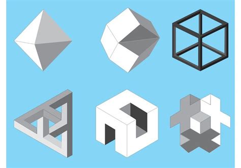 Lessons on drawing 3d shapes for higher gcse. Free vector isometric icons 139216 - WeLoveSoLo