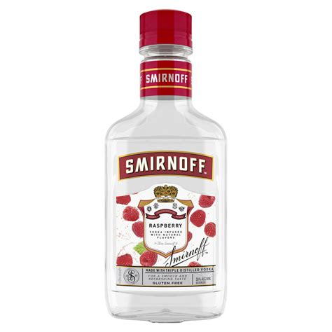 Smirnoff Raspberry Vodka Infused With Natural Flavors 200 Ml Bottle