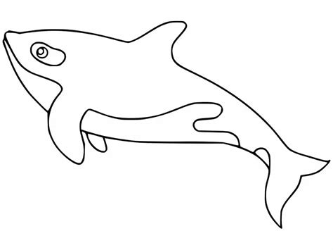 Killer Whale to Print Färbung Seite - Kostenlose druckbare Malvorlagen