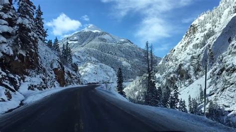 Red Mountain Pass After A Snowstorm Youtube