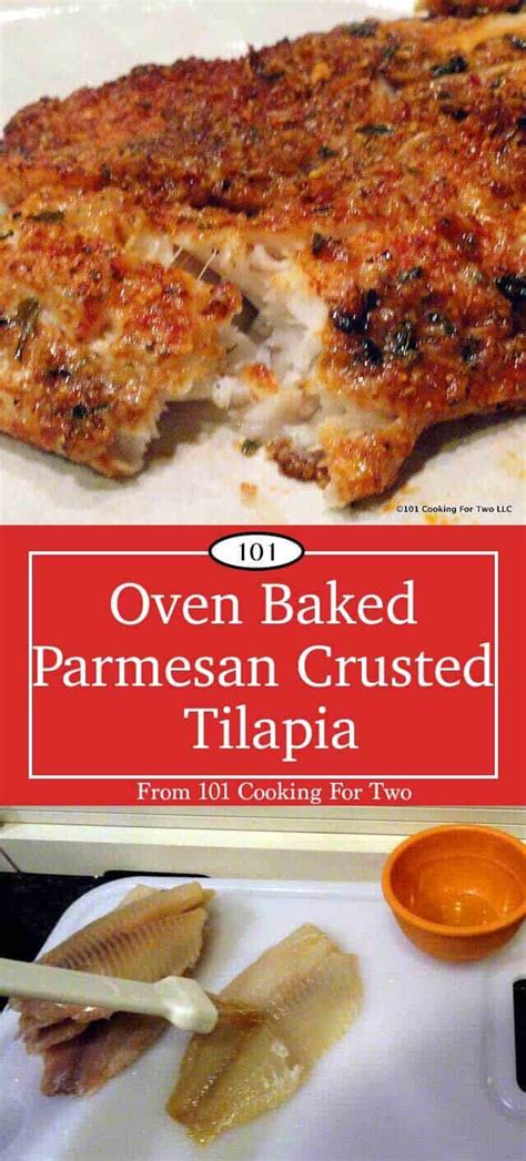 Easy Oven Baked Parmesan Crusted Tilapia 101 Cooking For Two