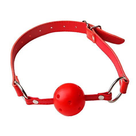 Wholesale Slave Harness Ball Gag Bdsm Bondage Fetish Mouth Restraints Sm Sex Toy Red From China