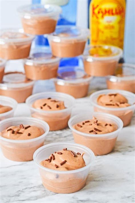 Easy 5 Minute Chocolate Pudding Shots Little Sunny Kitchen