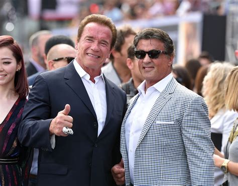 El Brutal Troleo De Arnold Schwarzenegger A Silvester Stallone