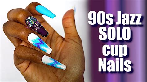 90s Nail Art Popular 90s Jazz Solo Cup Pattern Youtube