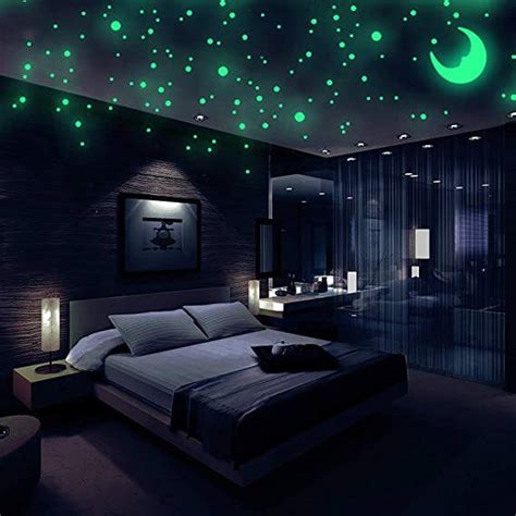 With durable plastic glowing stars. Best Realistic 3D Glow in The Dark Star for Ceiling ...