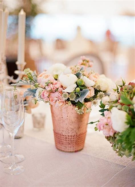 Bowl diameter 6 inches, 2.5 inches deep. How To Use Rose Gold in Your Wedding | Gold wedding theme ...
