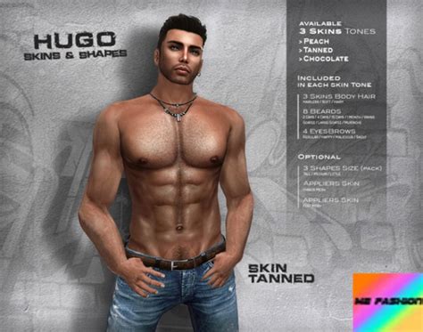 Second Life Marketplace Hugo Skin Tanned Tone
