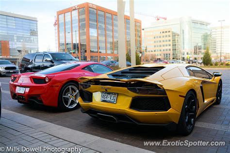 Lamborghini Aventador spotted in Cherry Creek, Colorado on 03/18/2017