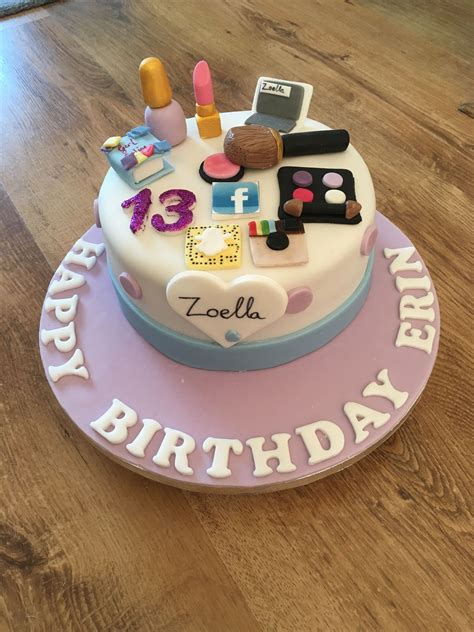 Zoella Theme Birthday Cake For 13 Year Old 13 Birthday Cake Birthday