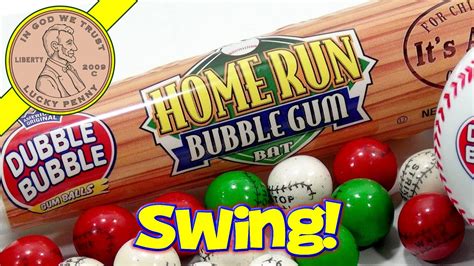 Dubble Bubble Gum Baseball Bat Home Run Youtube