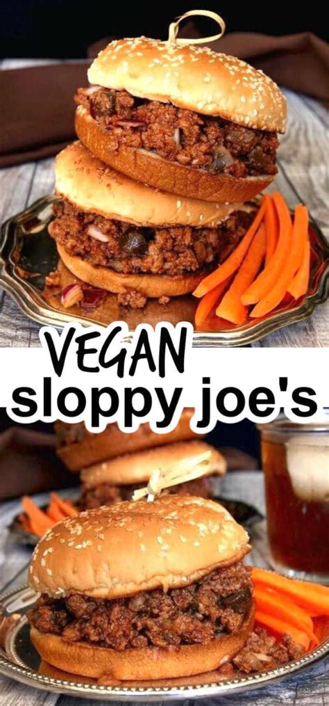 Vegan Sloppy Joes Sandwich Recipe Vegan In The Freezer