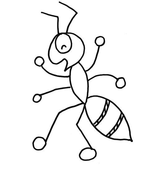 Ant Clipart Line Drawing Ant Line Drawing Transparent Free For