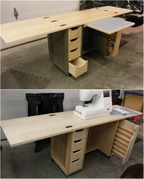 17 Easy To Build Diy Craft Desks You Just Cant Live Without Diy And Crafts