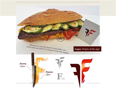 Ferro Fuoco Restaurant Rome Brand Identity On Behance