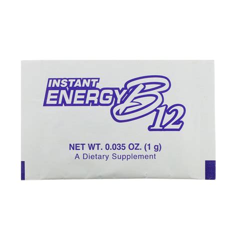 Now Foods Instant Energy B12 2000 Mcg 75 Packets 265 Oz 75 G