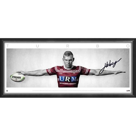 Tom trbojevic , also known by the nickname of tommy turbo,23 is an australian professional rugby league footballer who plays as a fullback, wing and centre for the manly warringah sea eagles in the nrl and from wikipedia, the free encyclopedia. Tom Trbojevic Signed Wings | Ultimate Sports Memorabilia
