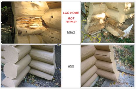 Even though the sills are sloped down for runoff, fine silt from. Repairing Wood Rot. Window Log Cabin Epoxy Repair 603.435 ...