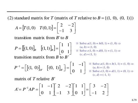 Linear Transformations And Matrices