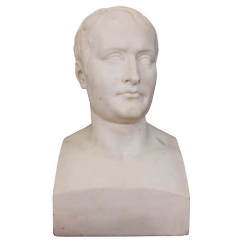Large Marble Bust Of Napoleon Bonaparte After Canova Early 19th Century