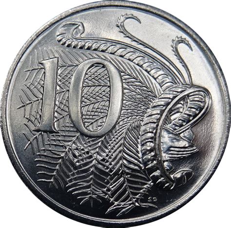 10 Cents Elizabeth Ii 50th Anniversary Of Decimal Currency