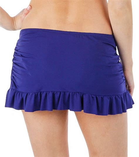 Kenneth Cole Reaction Ruffle Licious Side Rouched Swim Swim Skirt At Free Shipping