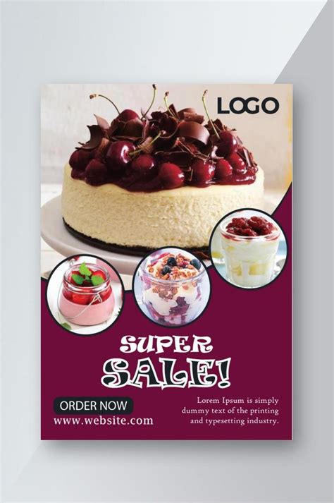 Cake Flyer Templates Free Psd And Png Vector Download Pikbest