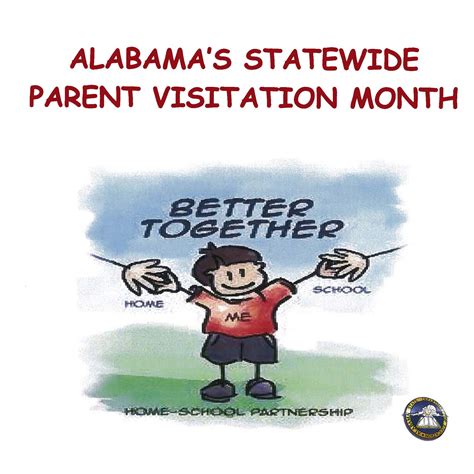 Alabama School Connection October Is Parent Visitation Month Whats