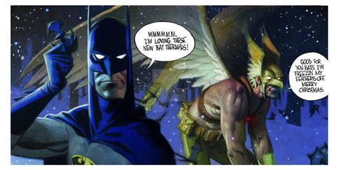 Batman And Hawkmans Snowday By Andrew Robinson On Deviantart