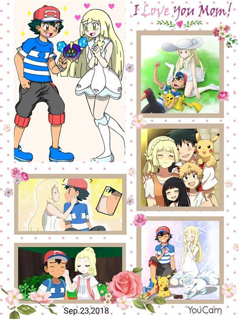 Aurelhashipping Ash X Lillie Pokemon Firered Pokemon Charizard Cute Pokemon Wallpaper