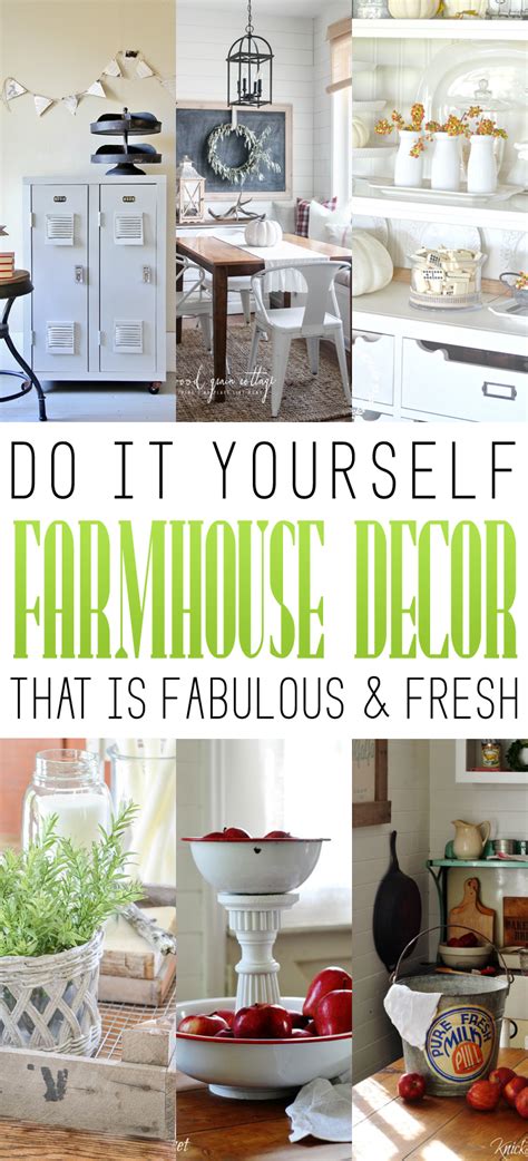 Diy Farmhouse Decor That Is Fabulous And Fresh The