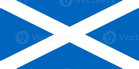 Scottish Flag Of Scotland Round Corners 29887983 Png