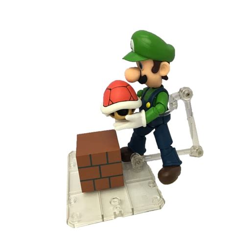 12cm Mario Luigi Figma Super Mario Bros Toad Kinopio Peach Yoshi Bowser