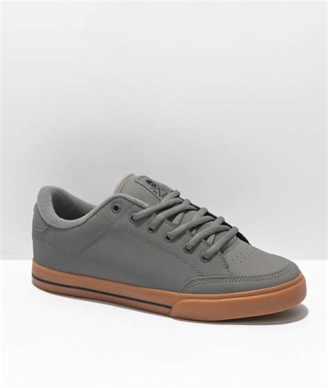 Circa Lopez 50 Grey And Gum Skate Shoes