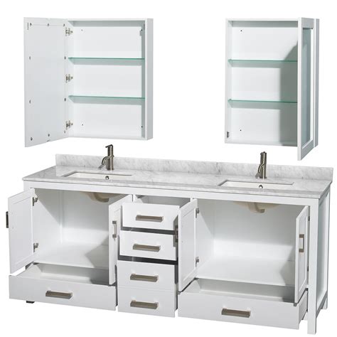 A double sink bathroom vanity can be an excellent investment that makes sharing a bathroom with a significant other or your kids easier. 80 Inch Bathroom Vanity Ideas - HomesFeed