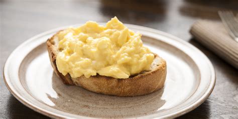 Meanwhile add salt and pepper to the eggs in the bowl and 1 tablespoon of milk per egg and beat the mixture vigorously for around 2 minutes until the eggs have completely blended together. Why Adding Milk To Your Scrambled Eggs Is A Mistake | HuffPost